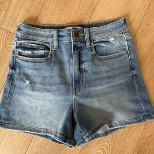 francesca’s harper heritage denim shorts - 26
